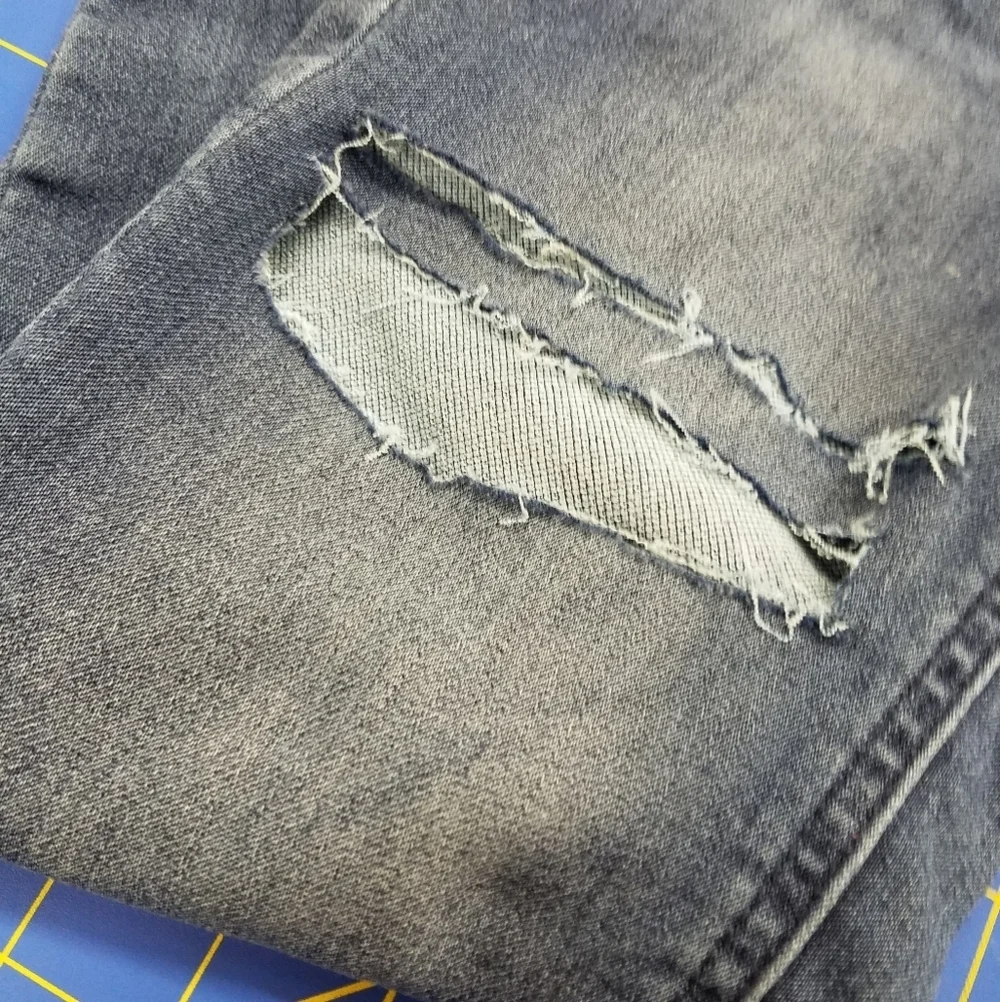 Justice Jegging Jeans Size 5 Torn Legs